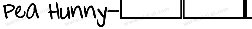 Pea Hunny字体转换